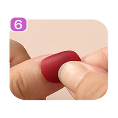 How to Apply your press on nails 6