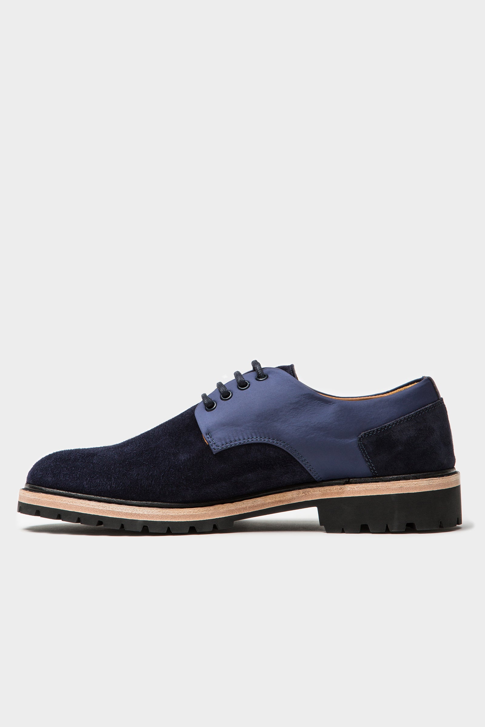 Davis Derby - Navy Suede - Grand Voyage