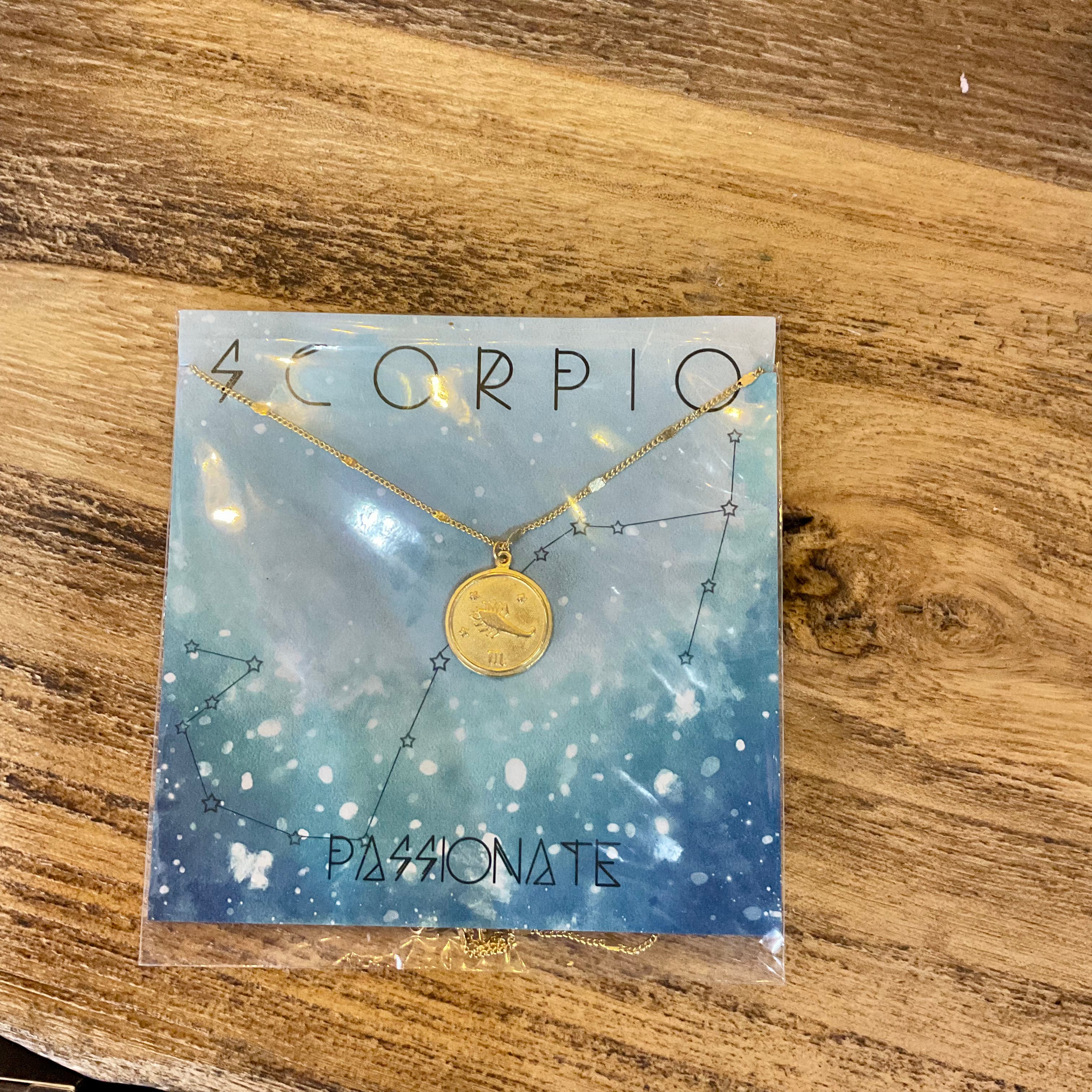 Zodiac Medallion –Scorpio