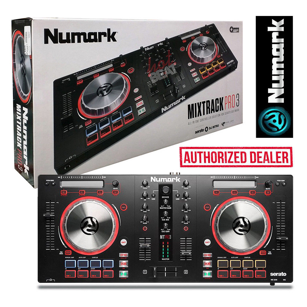 Numark Mixtrack Pro 3 Professional Dj Controller Seratodj Hot Beat Electronics