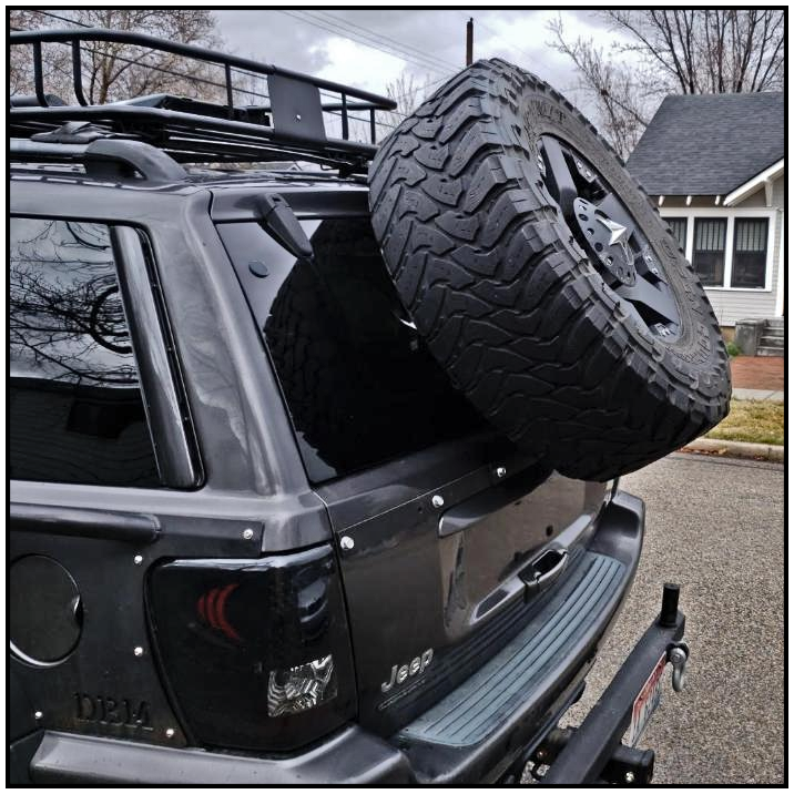 Kratos - The Tire Carrier (WJ, WK, XJ) – HK Offroad