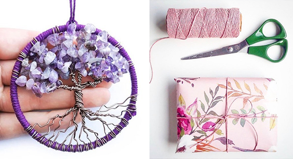 Craft items made with #20 hemp cord