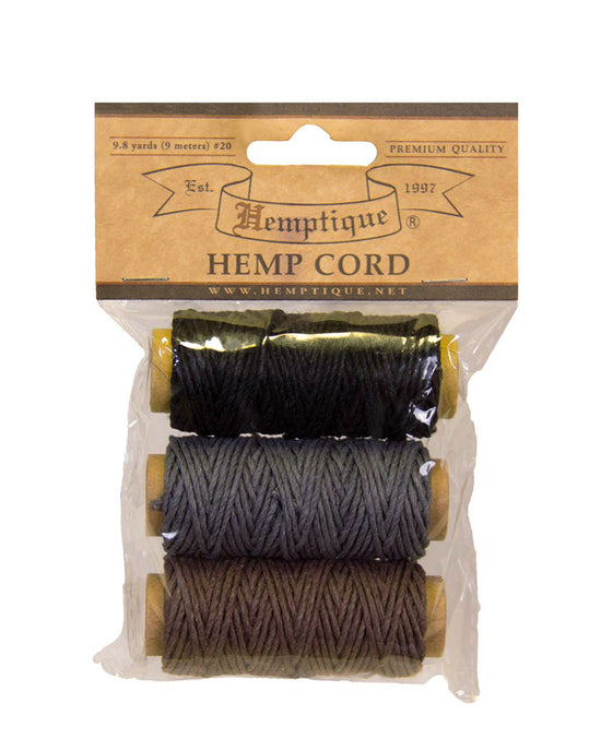 Hemptique Cotton Bakers Twine Mini Spool Set, 2-Ply - 6 pack