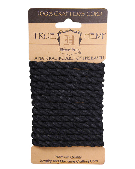 Hemptique 4mm Twisted Hemp Rope Cards in Brown | Michaels