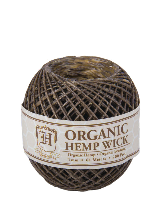 EUPNHY 100 PCS 3.5 inch Thick Hemp Wicks in 3mm Diameter, Pre-Waxed by 100%  Natural Beeswax & Tabbed, Beeswax Wicks for Candle Making.