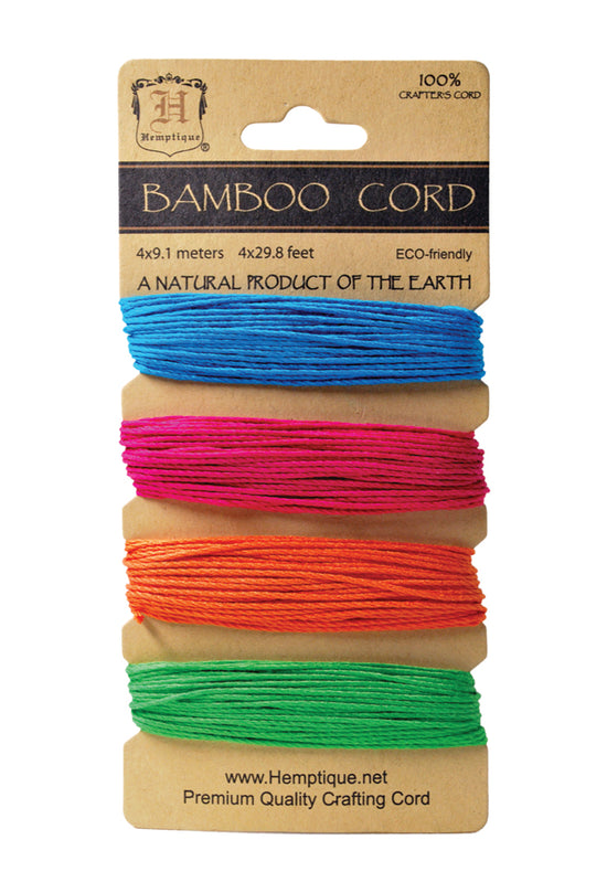 Bamboo Cord Spools - Bamboo Craft String – Hemptique