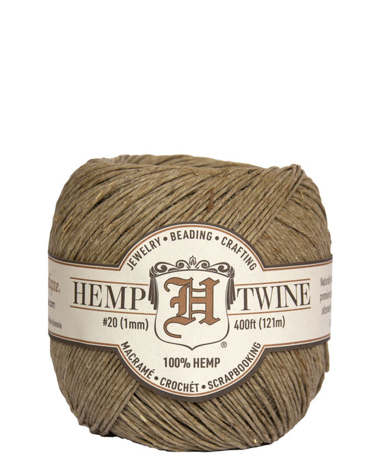 Humboldt Hemp Wick 50' Feet Made with Organic Hemp and Beeswax