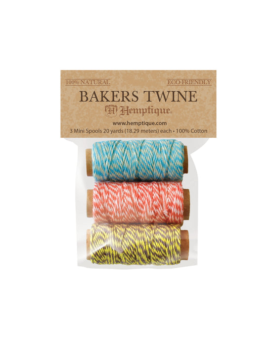 Bakers Twine - 26 Color Variations at Hemptique - Cotton 2Ply Spools
