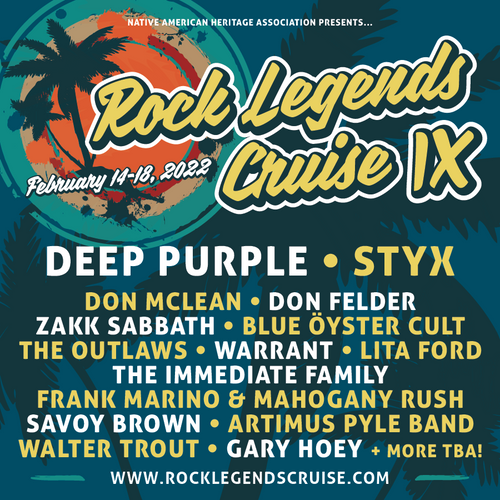 Rock Legends IX cruise (14th - 18th Feb 2022) | News | Deep Purple