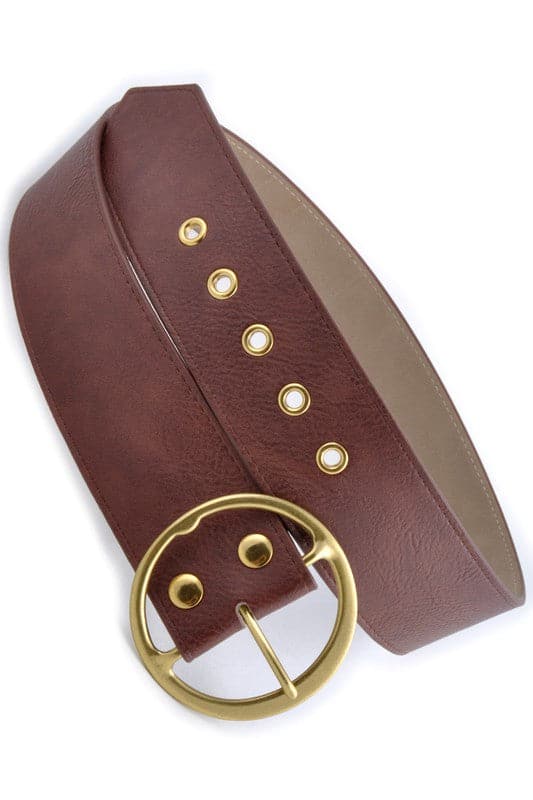 Oasis Round Buckle Belt