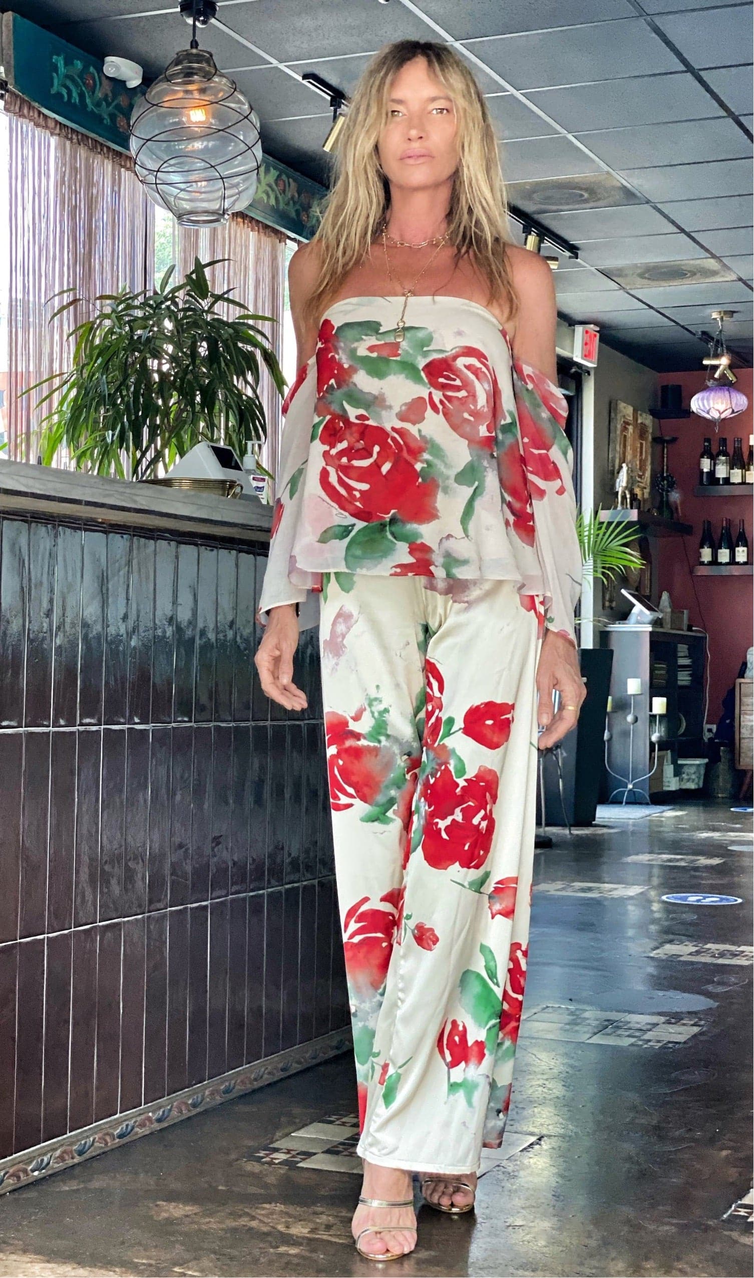 Audrey Pant Vintage Rose