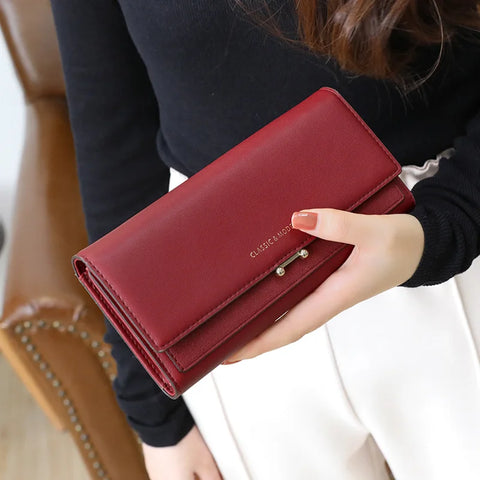 Large Capacity Women's Card Holder Clutch