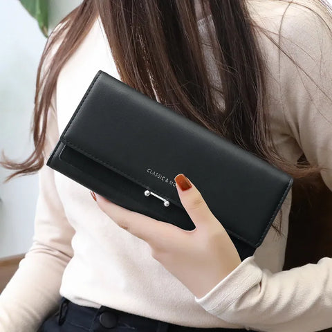 Large Capacity Women's Card Holder Clutch