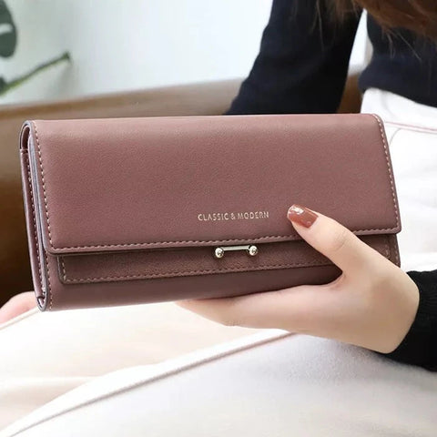 Large Capacity Women's Card Holder Clutch