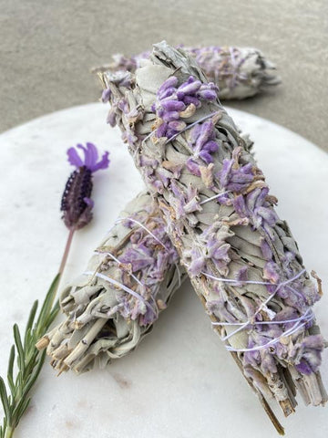 sage lavender smudge sticks smudging french medium cleansing spirit protection stick