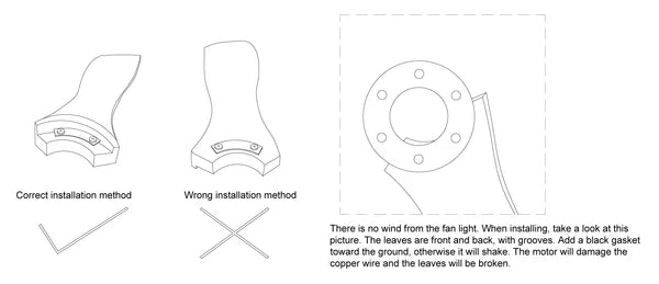 Nordic Wooden Ceiling Fan Ligh - Yiarolight