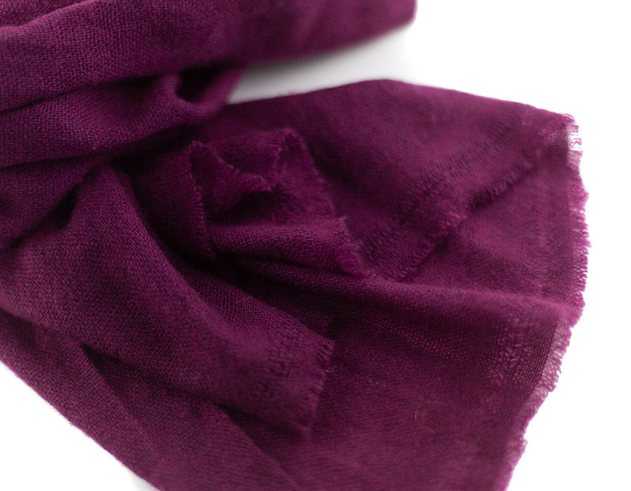 magenta cashmere scarf