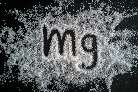 Magnesium abbreviation on magnesium powder