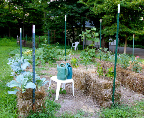 How to build a straw bale garden