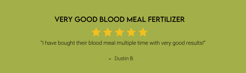 5 star review for greenway biotech blood meal fertilizer