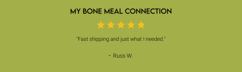 Five star review for greenway biotech bone meal fertilizer