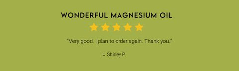 five star review greenway biotech magnesium oil spray