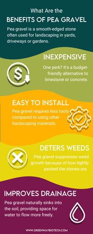 What are the benefits of pea gravel for hardscaping?