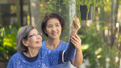 senior woman with dementia