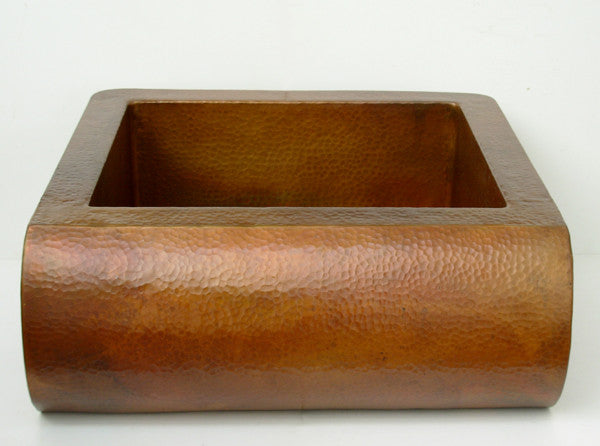 Farmhouse Kitchen Sink | 26 in. x 23 in. x 10 in. deep | CS-0133 - Mexican Copper - Farmhouse Kitchen Sinks