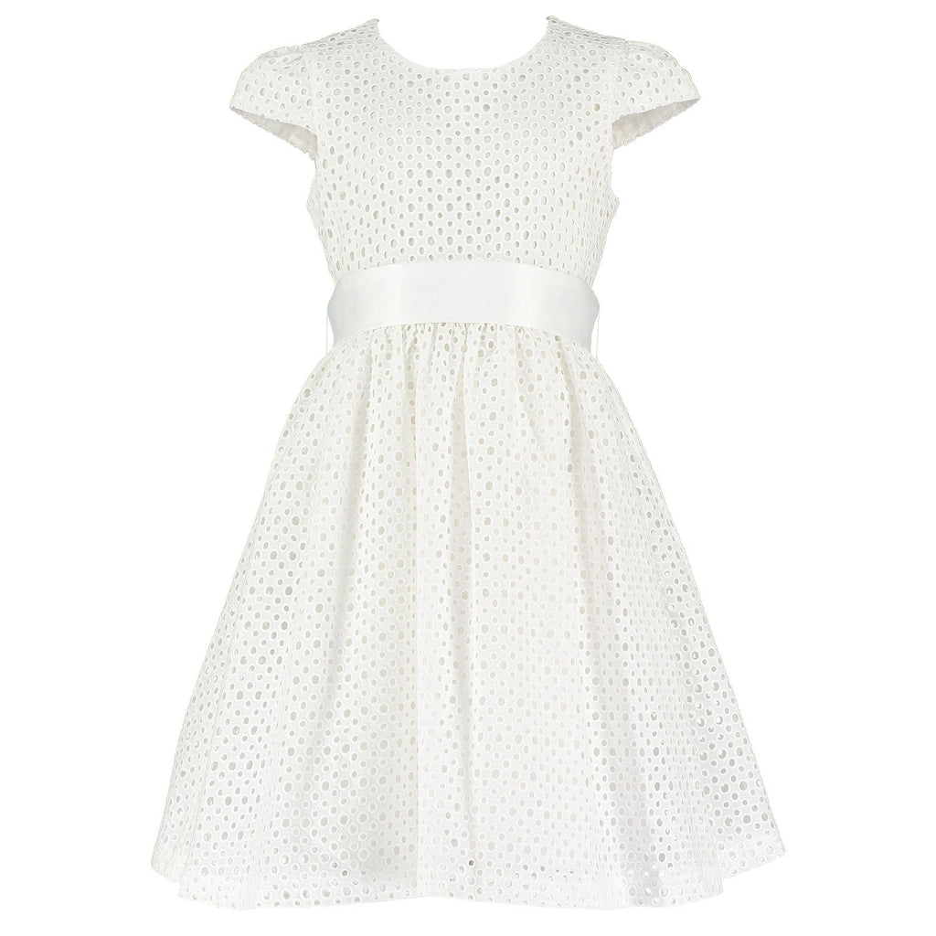 white cotton frock for girl