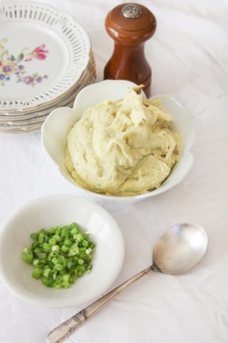 Plant Based Roasted Garlic Sour Cream Mashed Potatoes and Celery Root image 1