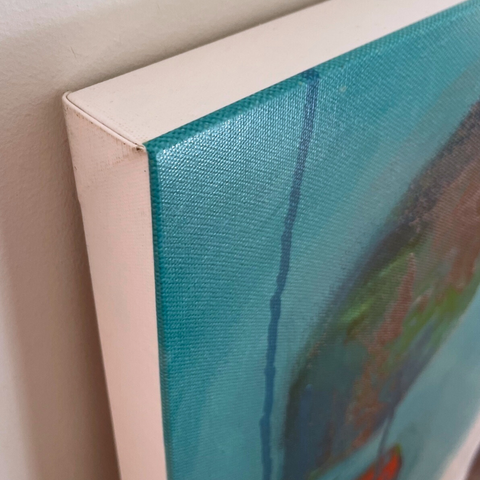 stretched canvas example framing
