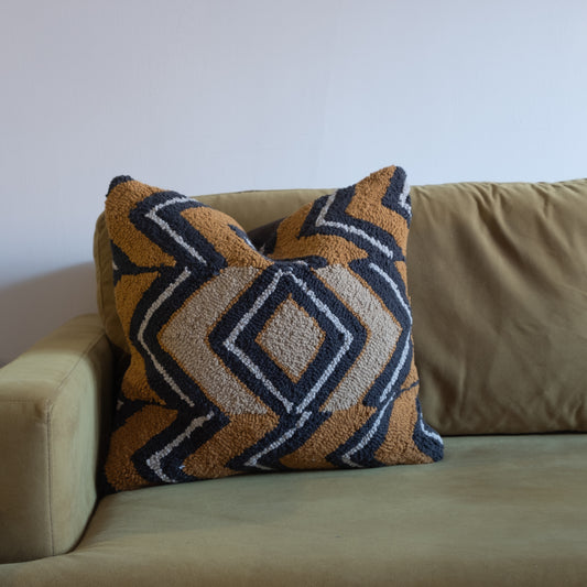 One Tribe Black Gold Lumbar Pillow