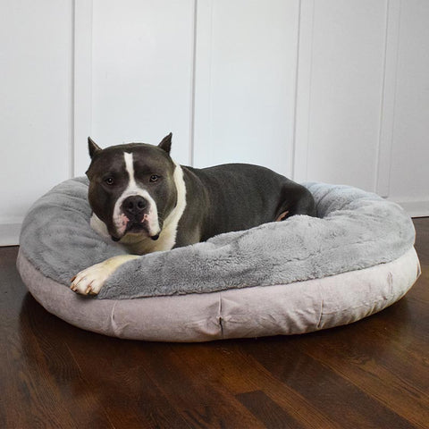 Orthopedic dog bed for dogs with hip dysplasia