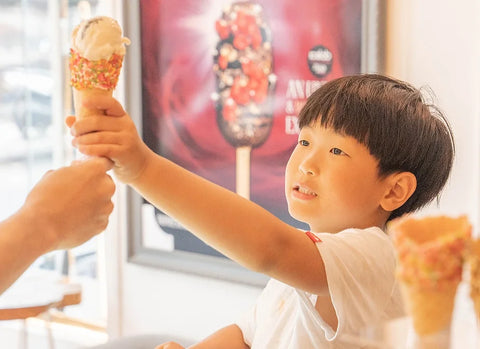 A guy with Gelato