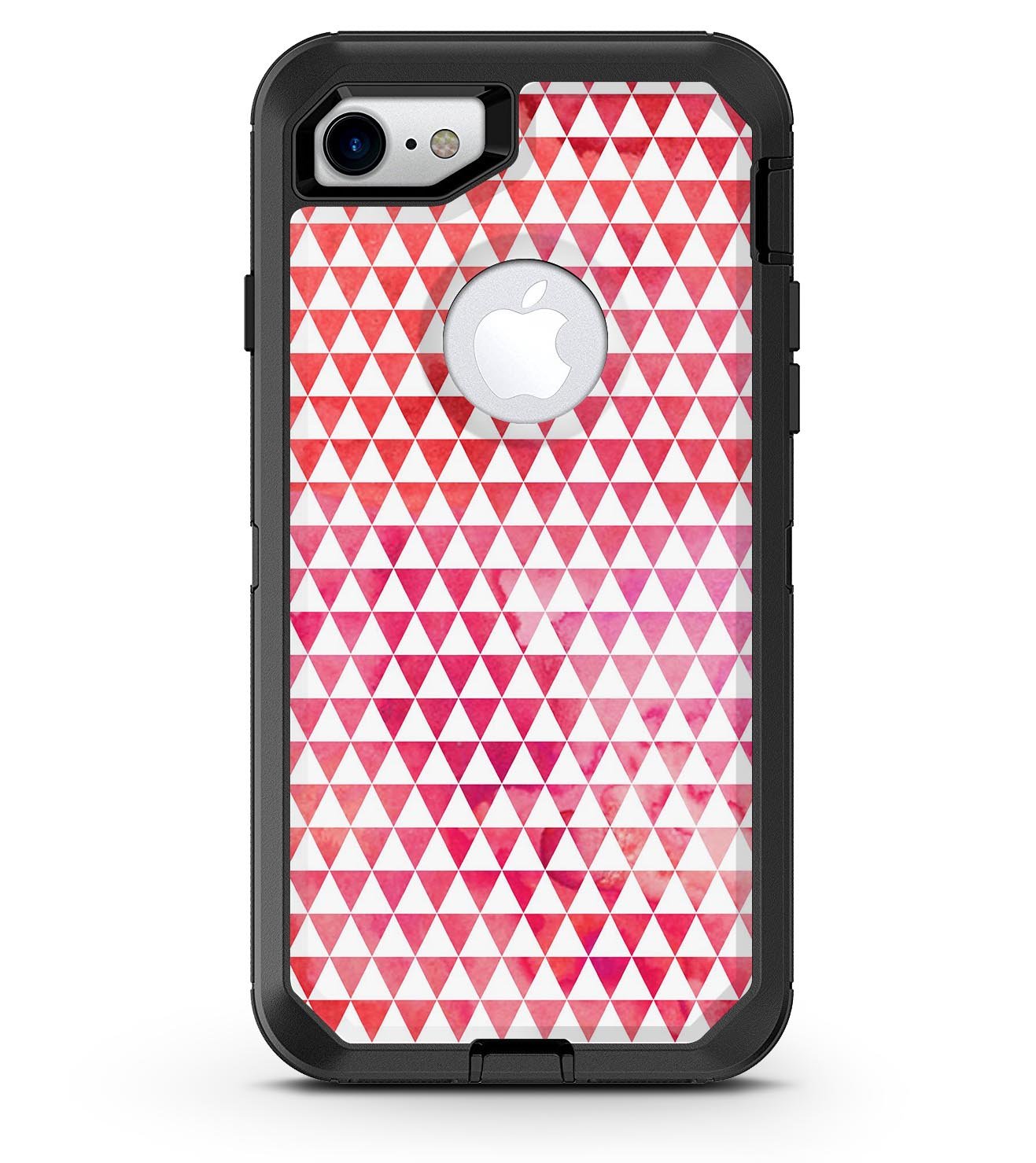 50 Shades of Pink Micro Triangles - iPhone 7 or 8 OtterBox Case & Skin Kits