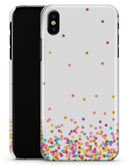 Ascending Multicolor Micro Dots - iPhone X Clipit Case