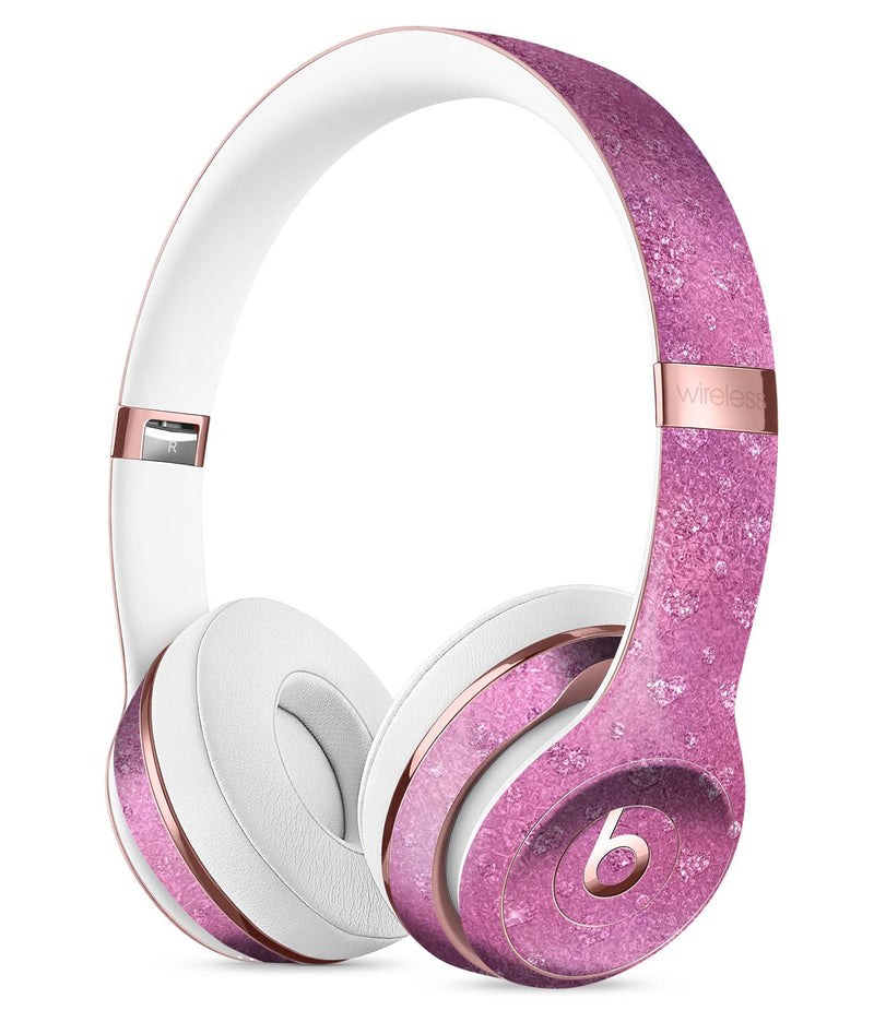 pink and grey beats wireless headphones