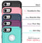Tropical Twist Parrots v2 - iPhone 7 or 7 Plus Commuter Case Skin Kit