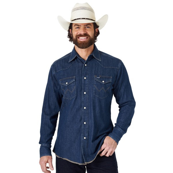 MS1041D Wrangler Q Mens Western Workshirt – LittleBit Country