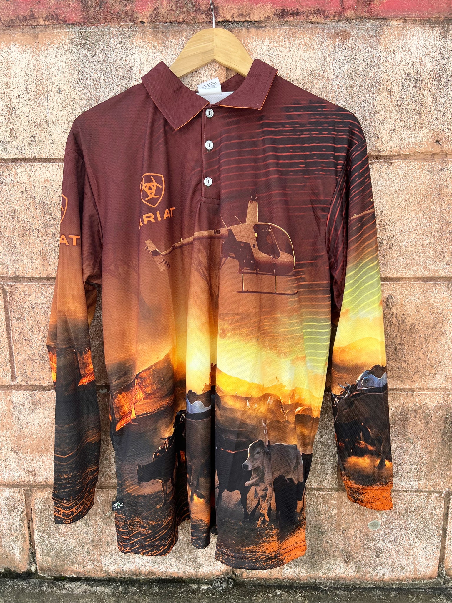 Ariat Boys Chopper LS Fishing Shirt - Clermont Agencies