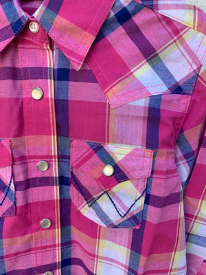 wrangler western check shirt