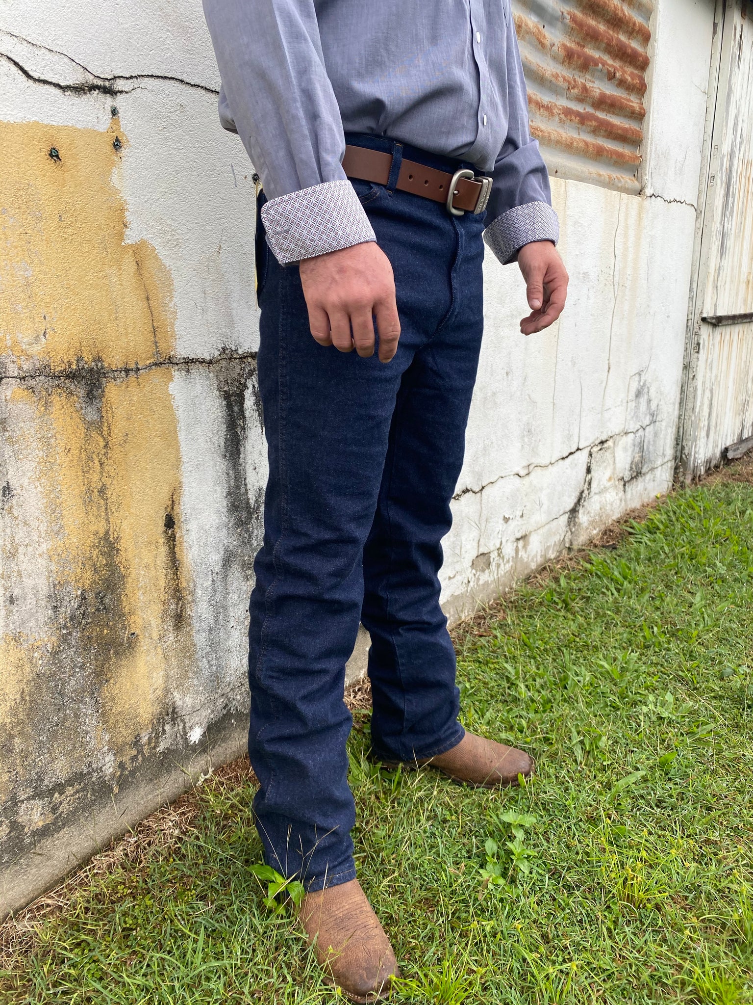 Wrangler® Cowboy Cut® Navy Stretch Slim Fit Jean