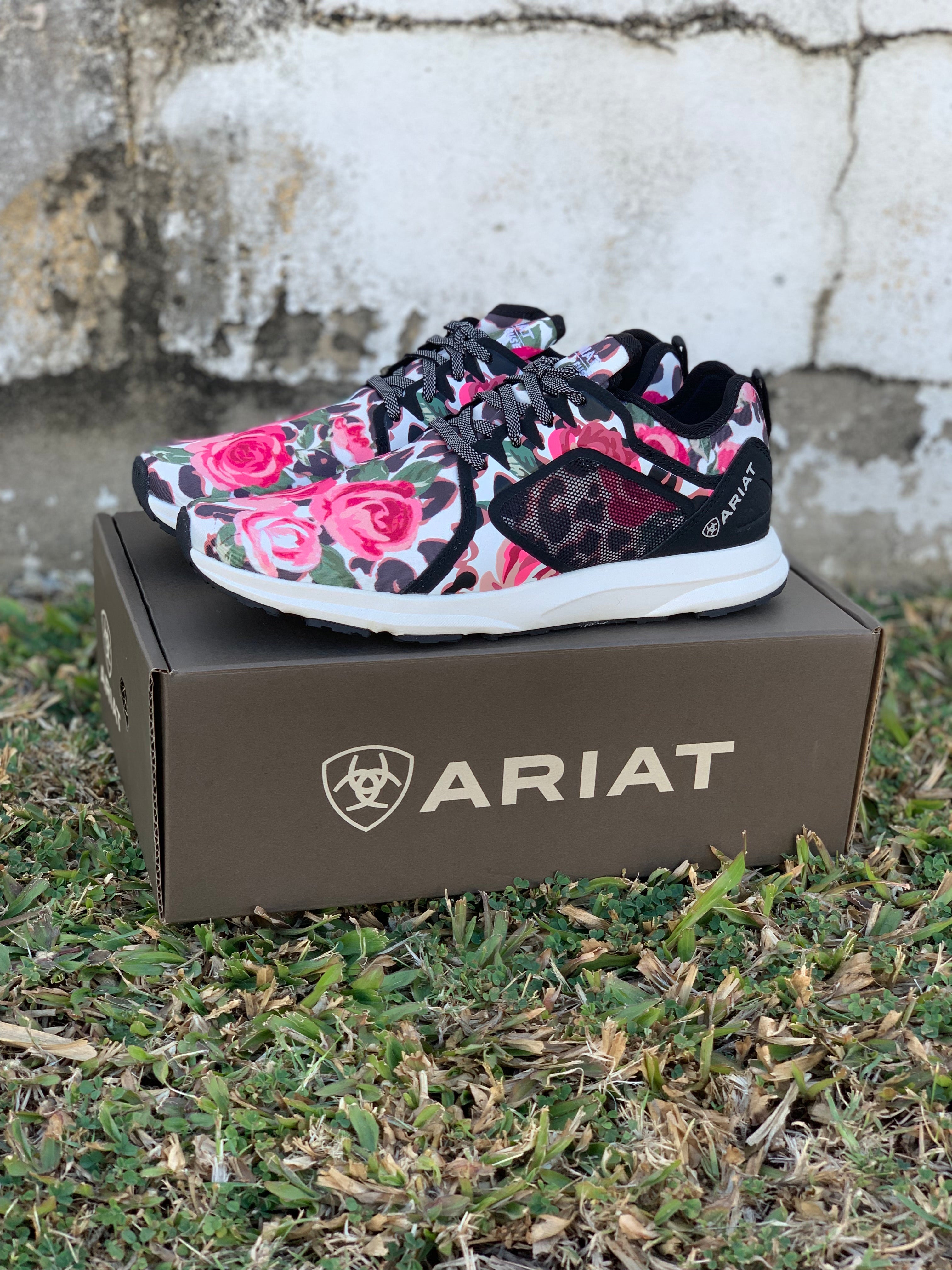 ariat rose tennis shoes