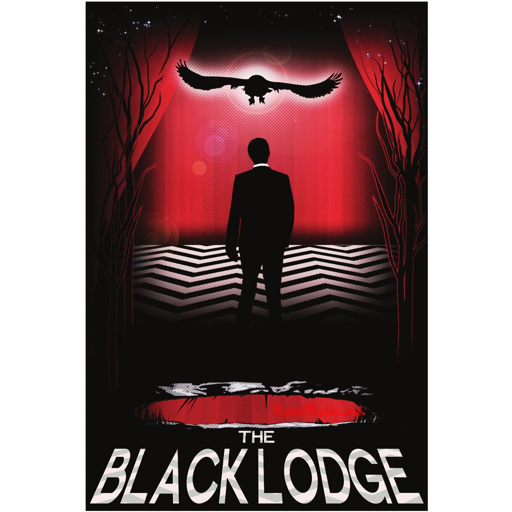 Black Lodge 13"x19" Poster Rocket Pop Inc.