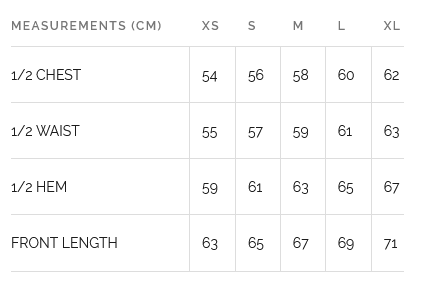 sizing details