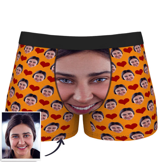 Personalize Face Boxer Custom Sexy Naughty Underwear Gifts For Him