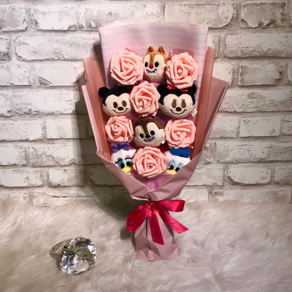 disney plush bouquet