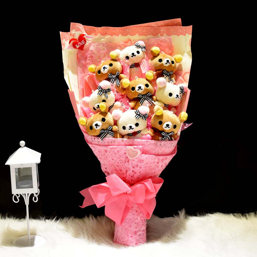 Rilakkuma Sided Bouquet (RKS04) | PLUSH LOVERS