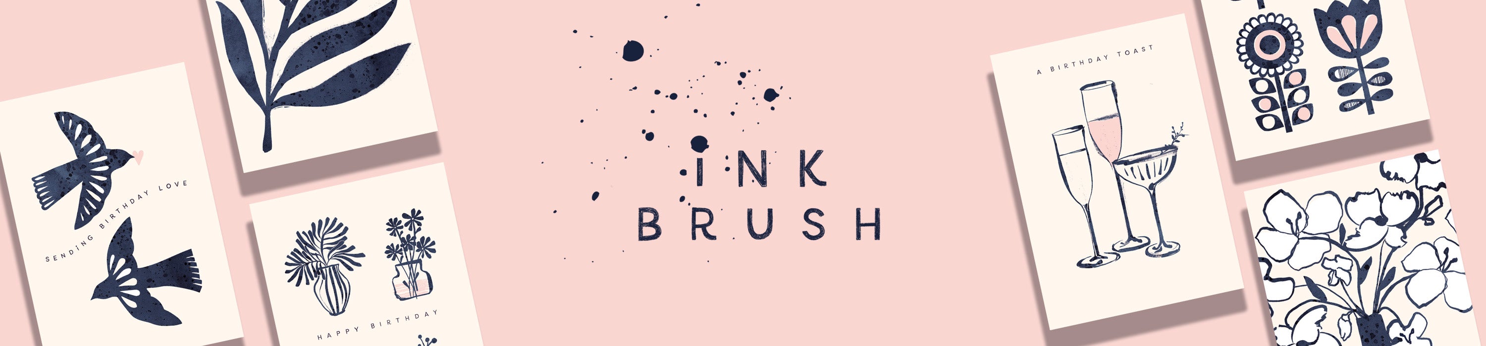 Ink-brush Collection Banner